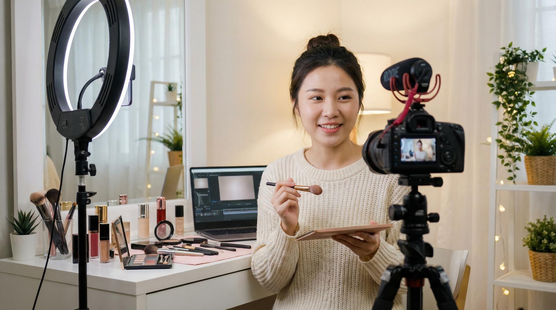 17c一起草美妆视频教程